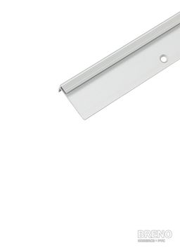 Schodová hrana DP30 striebro mat - vŕtaná