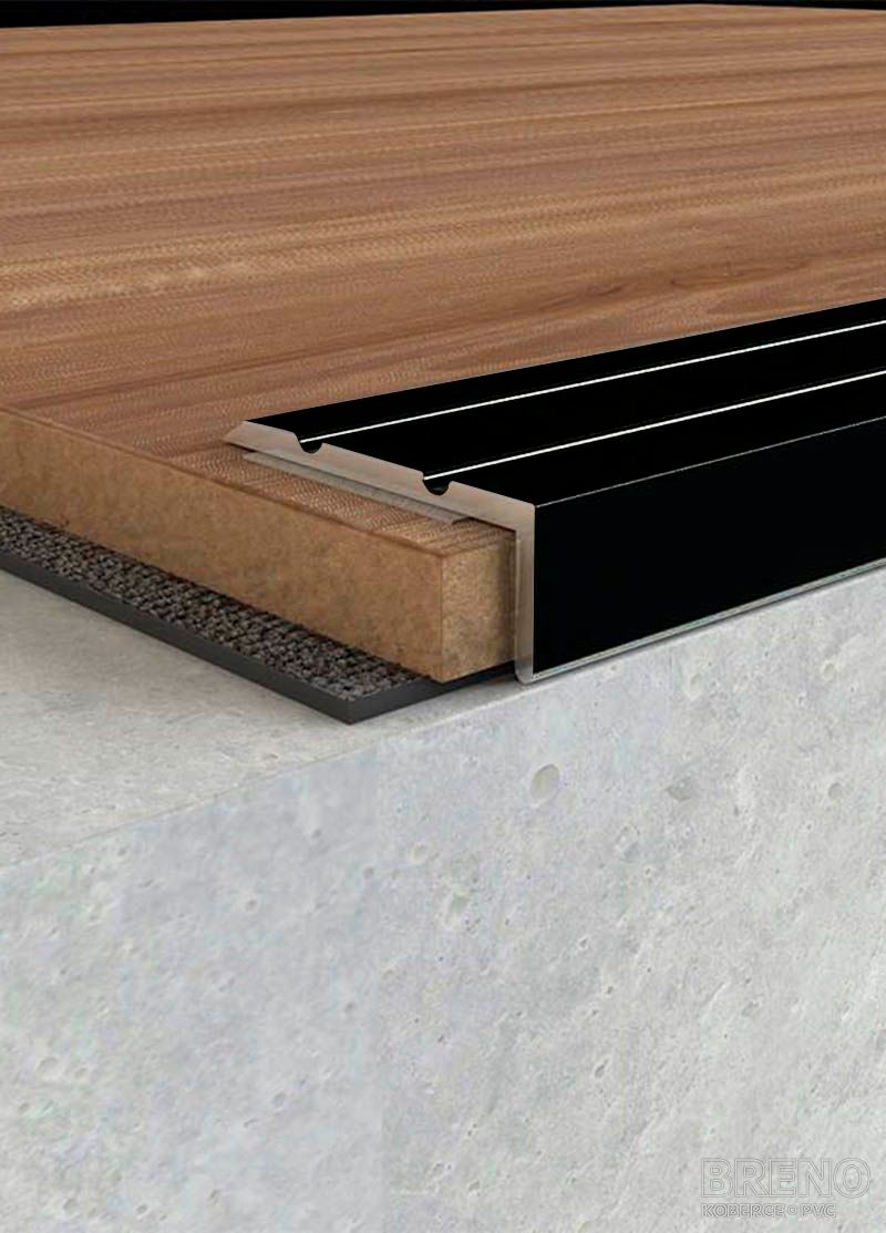 Schodová hrana DP31/S bronz - samolepiaci