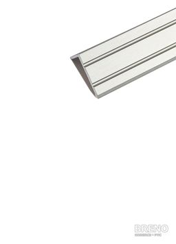 Schodová hrana DP31/S nerez - samolepiaci