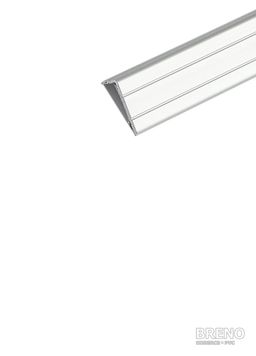 Schodová hrana DP31/S striebro - samolepiaci