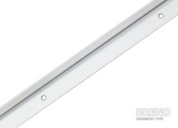 Schodová hrana DP32 striebro mat - vŕtaná