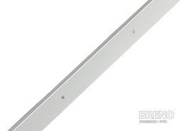 Schodová hrana DP33 stříbro - vrtaná