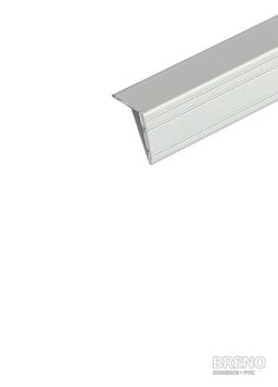 Schodová hrana DP36/S stříbro - samolepicí