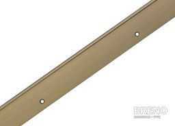 Schodová hrana DP40 bronz mat - vrtaná