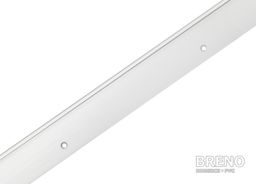 Schodová hrana DP40 striebro mat - vŕtaná