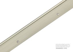 Schodová hrana DP42 champagne mat - vrtaná