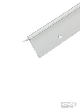 Schodová hrana DP42 striebro mat - vŕtaná