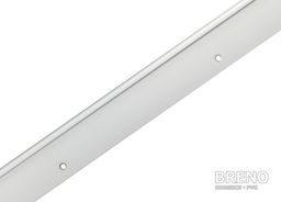Schodová hrana DP42 striebro mat - vŕtaná