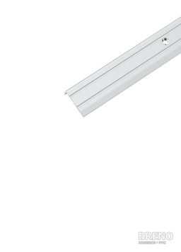 Schodová hrana striebro - vŕtaná