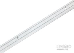 Schodová hrana striebro - vŕtaná