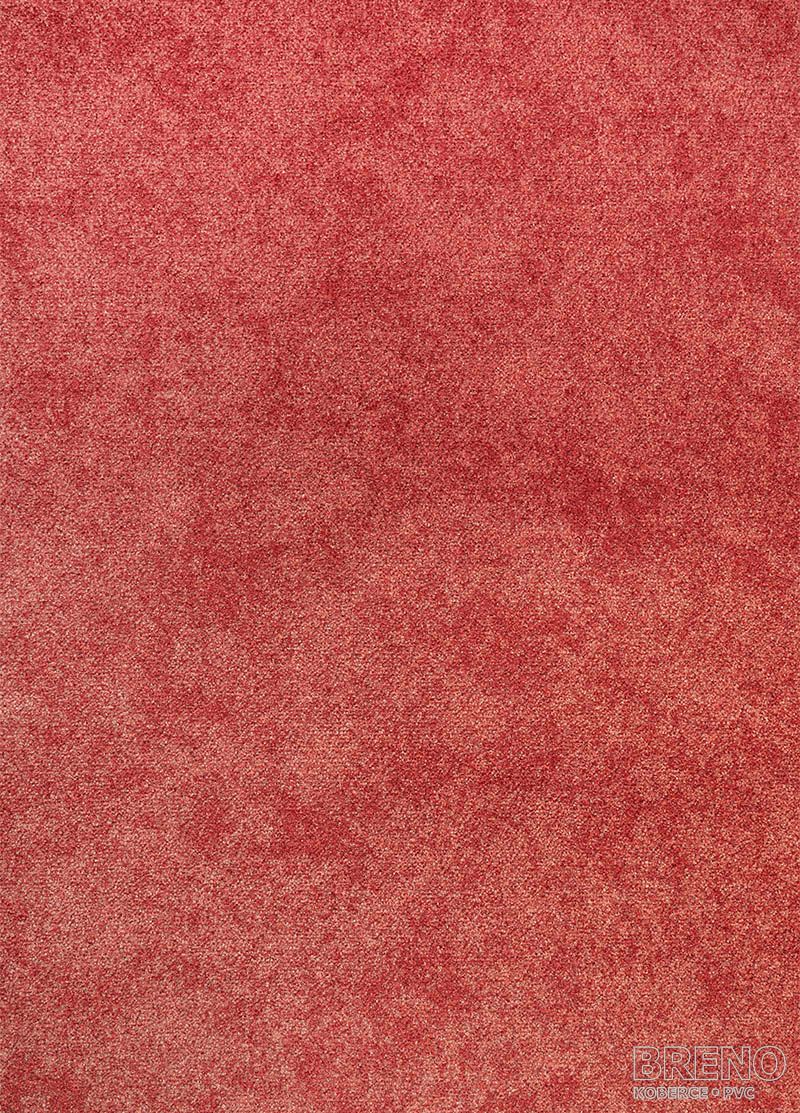 Metrážový koberec SERENADE 316 (Ecoluxe) červený melír s leskem