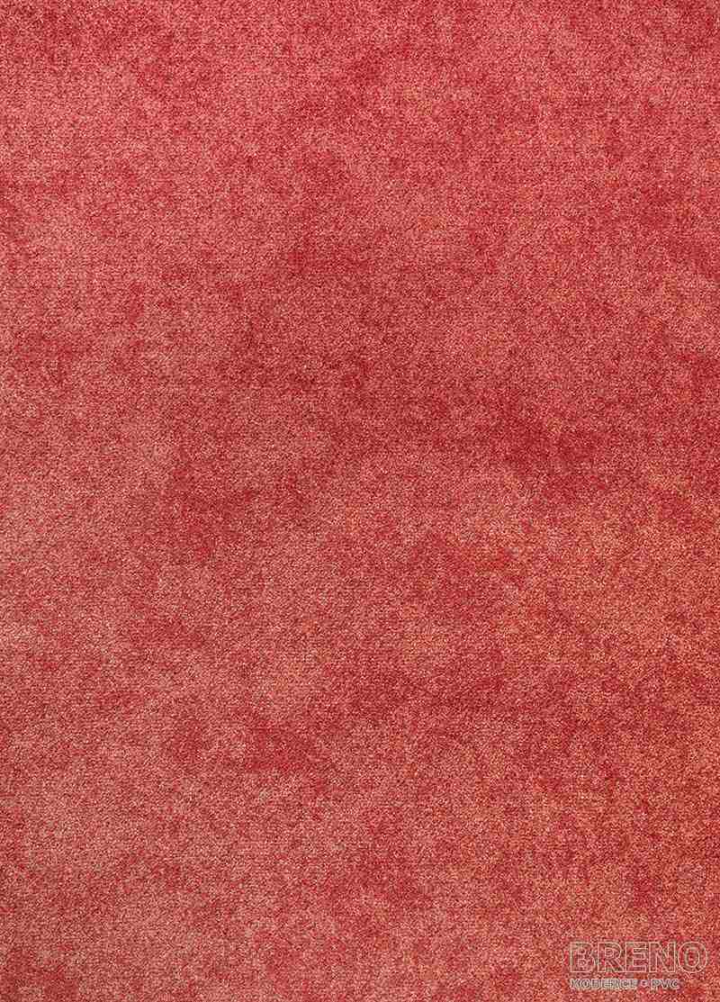 Metrážový koberec SERENADE 316 (Ultratex) červený melír s leskem