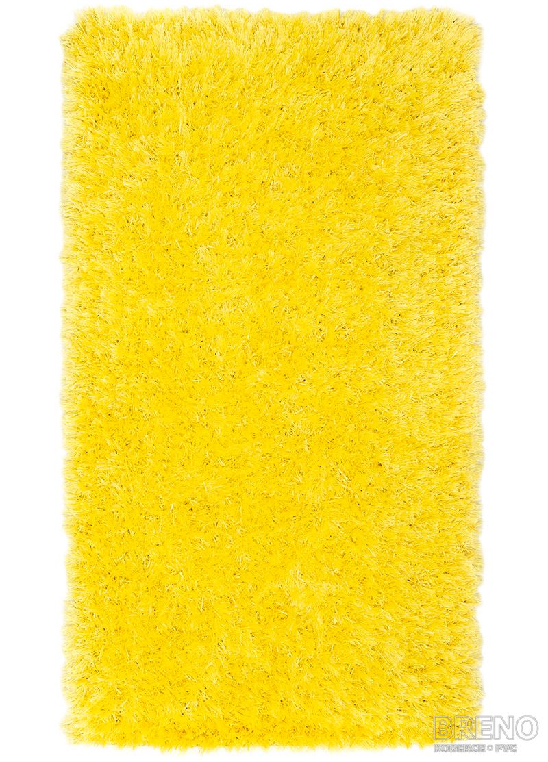 Kusový koberec SHINE light yellow