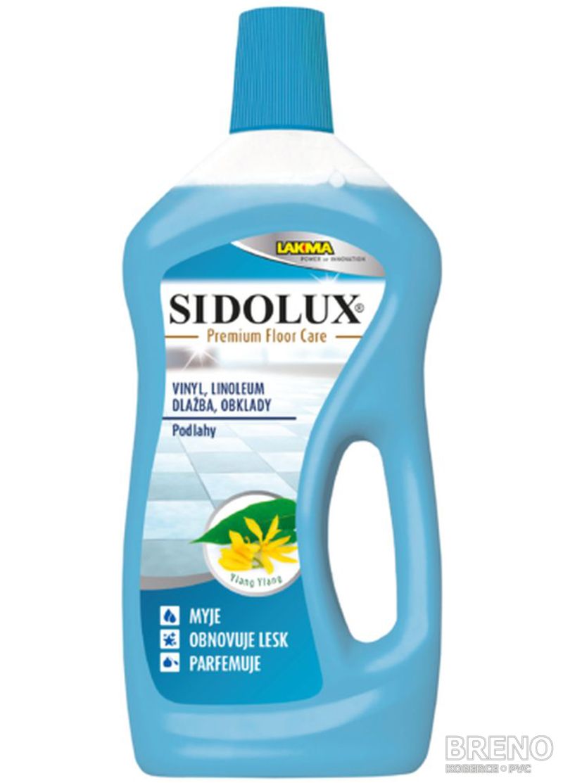 SIDOLUX PREMIUM FLOOR CARE na PVC, LVT, dlažbu - ylang ylang