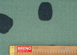 SKY R34385D/02S4 tlmená zelená s bodkami