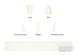 SLK50 lišta 5106928 W117 bílá