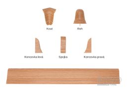 SLK50 lišta 5106942 W140 ořech přírodní