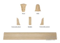 SLK50 lišta 5106945 W166 dub antik