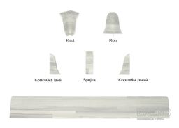 SLK50 lišta 5106952 W173 woodstock weis