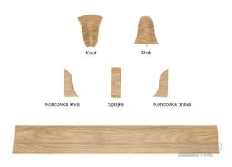 SLK50 lišta 5106973 W275 dub vinný