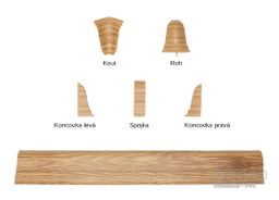 SLK50 lišta 5106978 W280 dub cottage