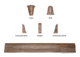 SLK50 lišta 5106987 W465 dub wiking