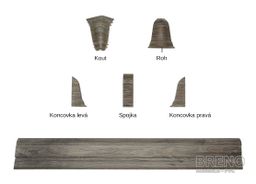 SLK50 lišta 5106994 W472 pekan granit