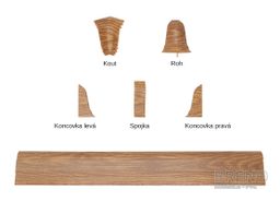 SLK50 lišta 5106996 W474 dub antický