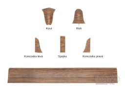 SLK50 lišta 5107004 W645 orech