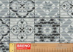 SOFTY-TEX 79826.1 šedé dlaždice