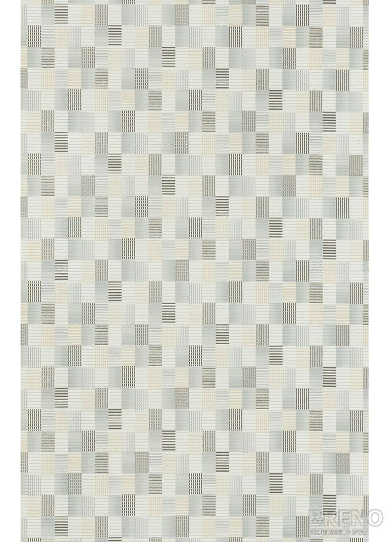 Koupelnová pěnová předložka SOFTY-TEX 79939 geometrický vzor