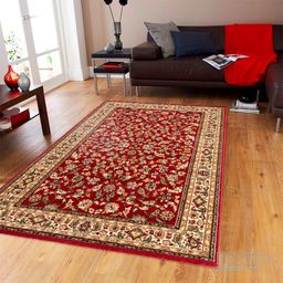 SOLID 50/CEC – červený orientální vzor