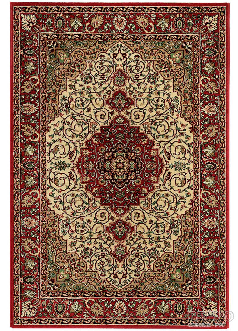 Kusový koberec SOLID 60/CAC – červený orientální vzor