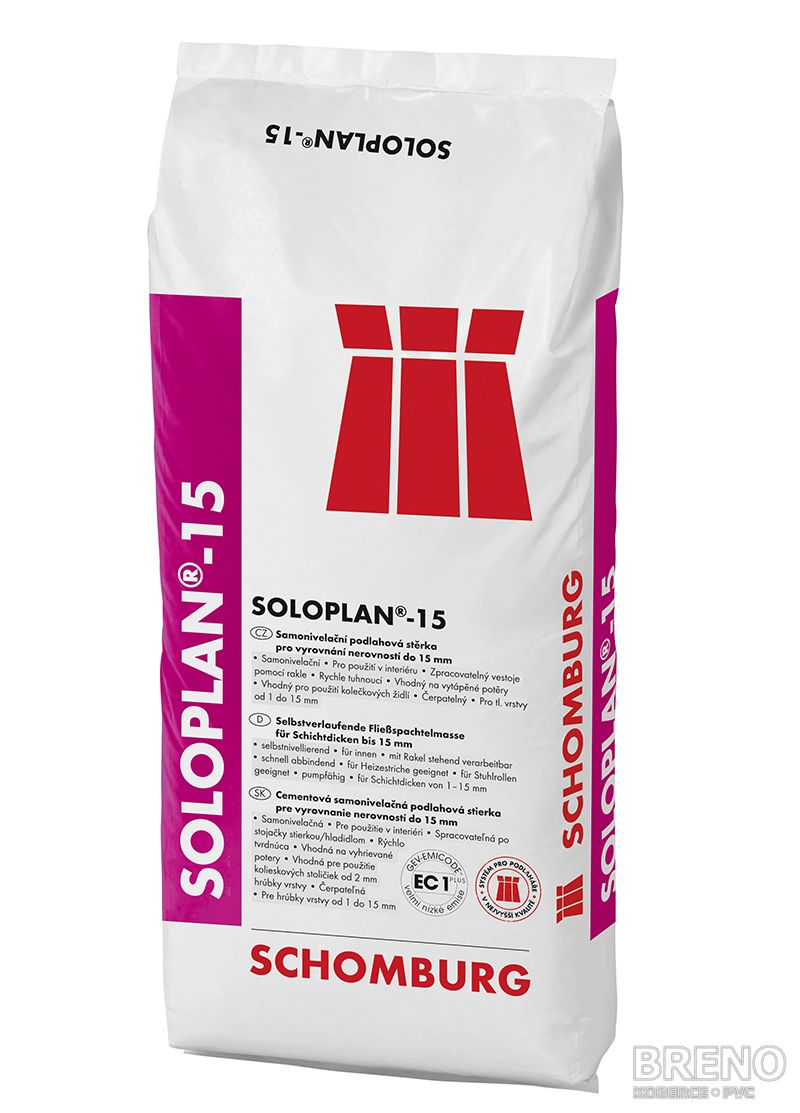 Stěrka samonivelační SOLOPLAN 15