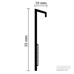 TL55 Kob.lišta 5106926 bílá – měkká