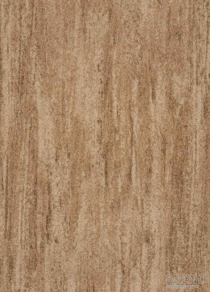 Metrážový koberec TROPICAL 33 karamelově hnědá s mramorováním