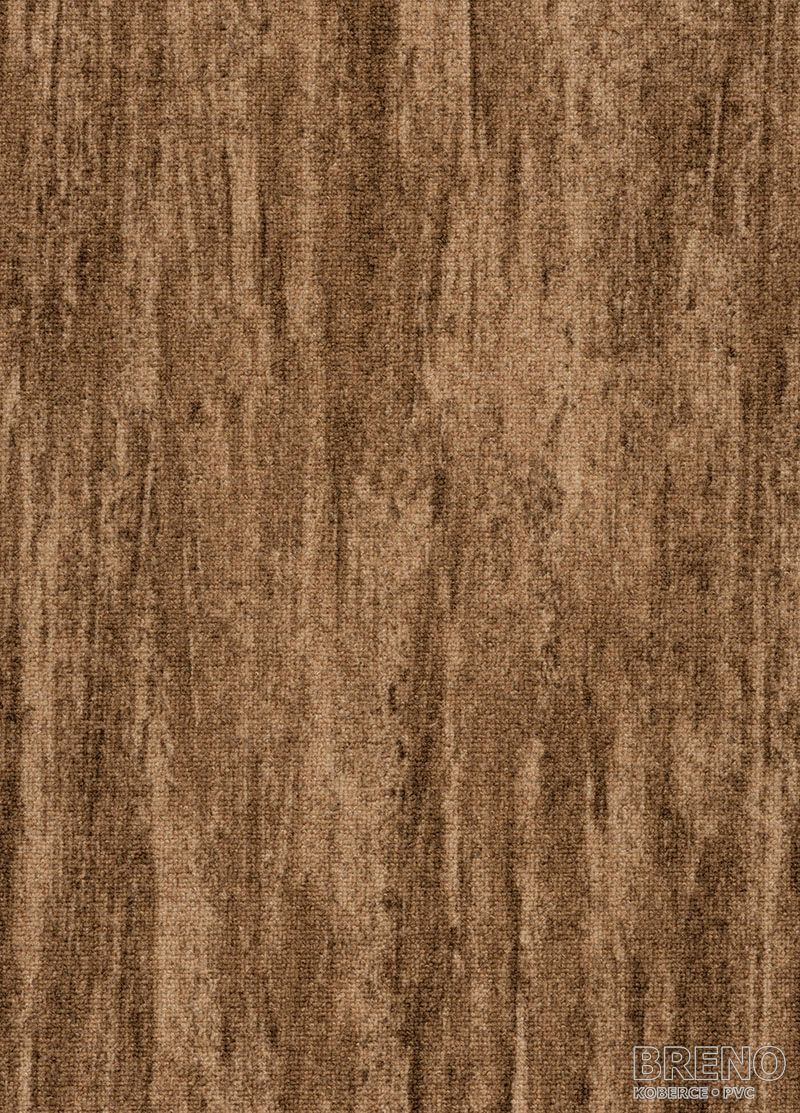 Metrážový koberec TROPICAL 40 tmavě hnědá s mramorováním