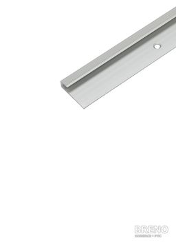 Ukončovací profil striebro - vŕtaný