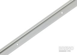 Ukončovací profil striebro - vŕtaný