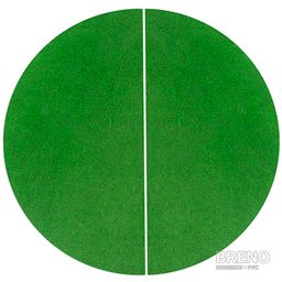 Umělá tráva POOL (vhodné jako bazénová podložka) - s nopy, kruh