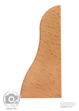 USL50 Koncovka pravá 873A rosé dekor