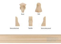 USL50 lišta 5107973 2232 (60) buk červený