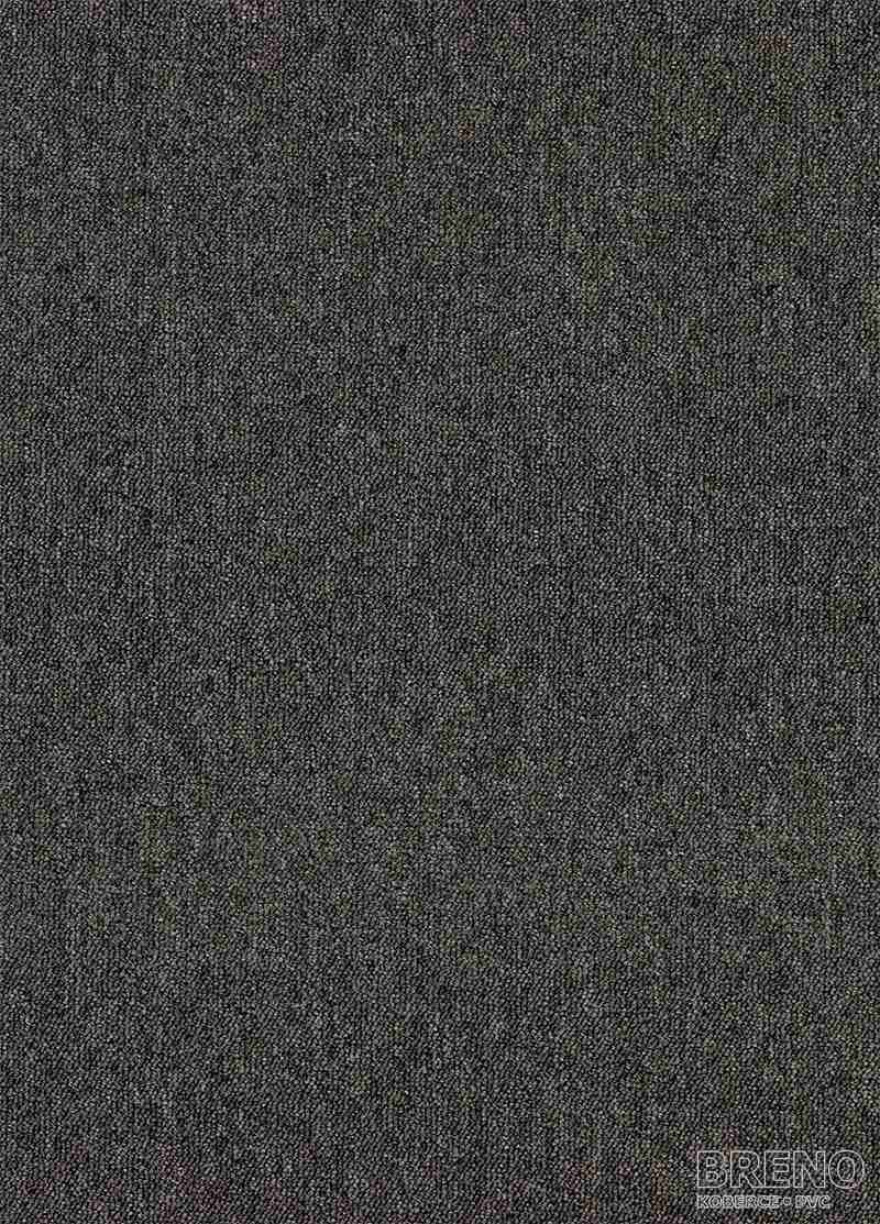 Metrážový koberec VIENNA 77 tmavě šedý až černý