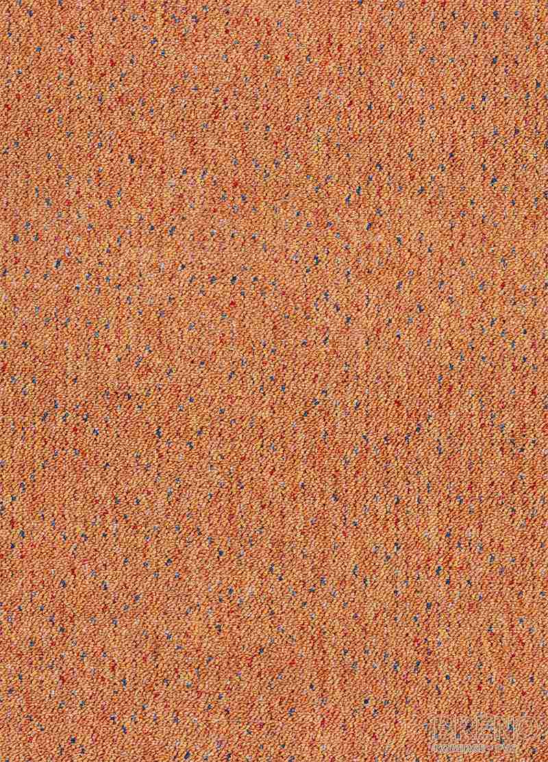 Metrážny koberec VIRTUOSE 23 světle oranžový s jemným farbeným melírom