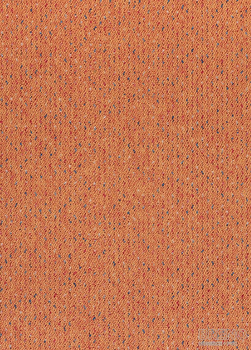Metrážny koberec VIRTUOSE 35 tehlovo oranžový s jemným farebným melírom