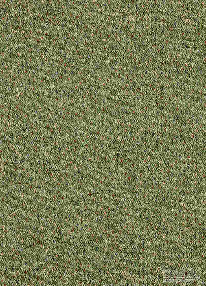 Metrážový koberec VIRTUOSE 42 mechově zelený s jemným barevným melírem