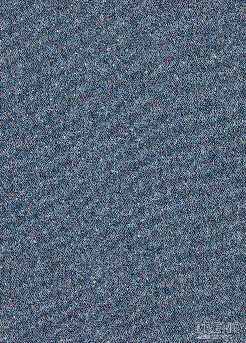 Metrážový koberec VIRTUOSE 84 denim modrý s jemným barevným melírem