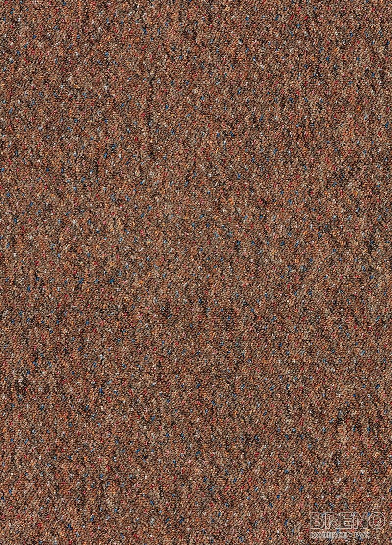 Metrážny koberec VIRTUOSE 97 hnedý s jemným farebným melírom