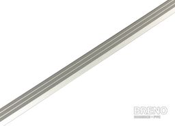 Vyrovnávací profil česaná nerez