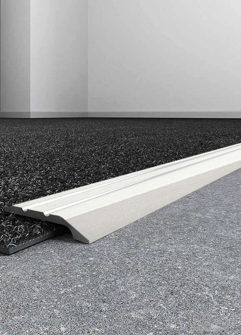 Vyrovnávací profil česaný nerez